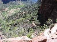 Beginning of the Angel's Landing trail